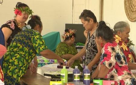 Women council engage members in block printing