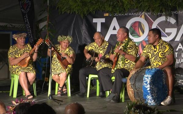 Hive of Taoga festival activities in Niue