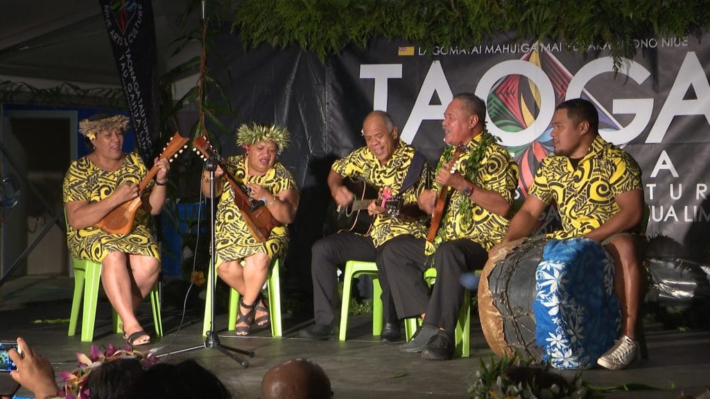 Hive of Taoga festival activities in Niue