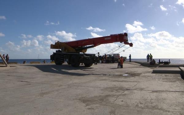 New crane to boost wharf operations