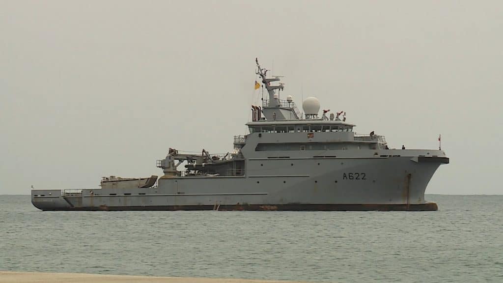 French Navy ship pays routine visit to Niue