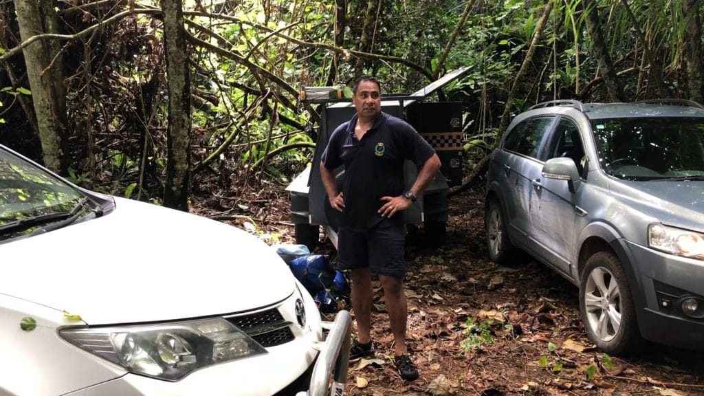 Rescue team carry out assessments at wreckage site in Liku