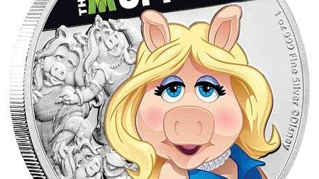 Miss Piggy makes her appearance on new silver Proof collector coins