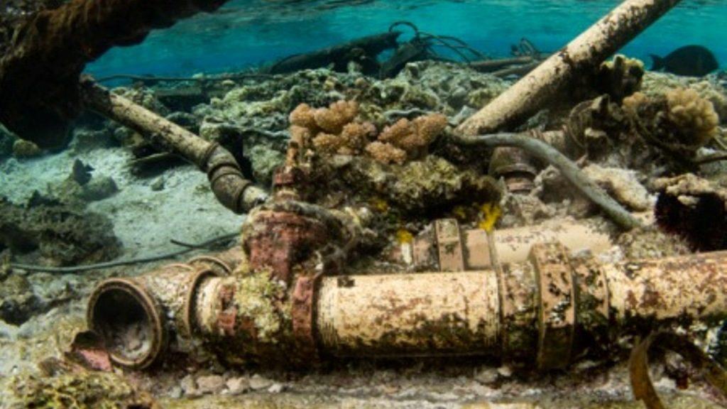 New footage of wreckage at Beveridge Reef