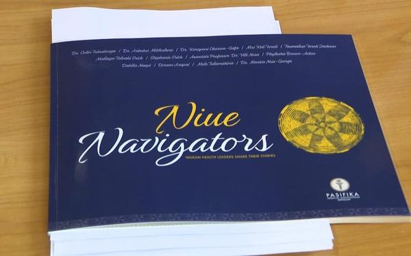 Niue navigators book dedicated to health workers
