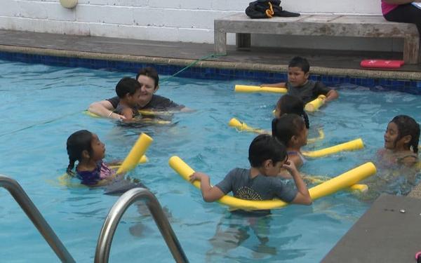 Niue Primary School students learn water skills for life