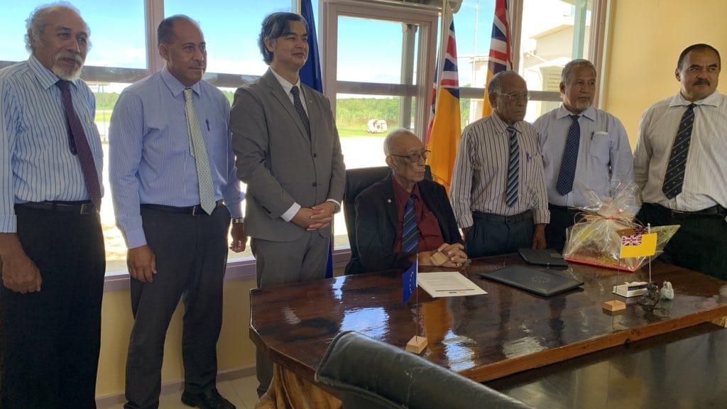 Sujiro seam is now officially the accredited Ambassador of EU to Niue