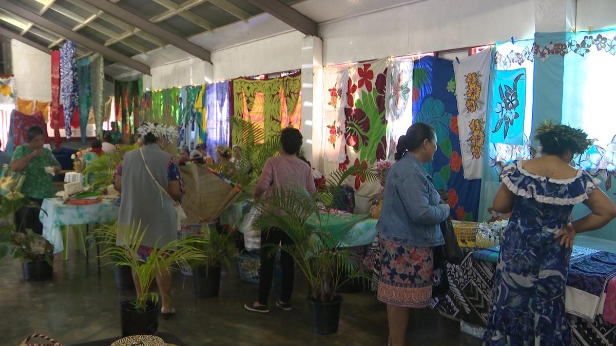 Alofi North Women’s Craft Show and Canoe Fishing Competition