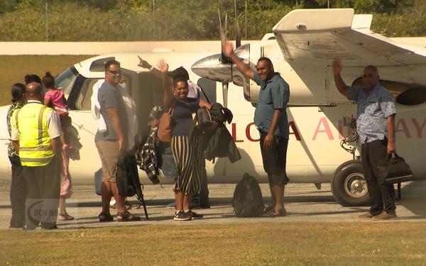 Niue government humanitarian flight repatriates 8 Fiji citizens