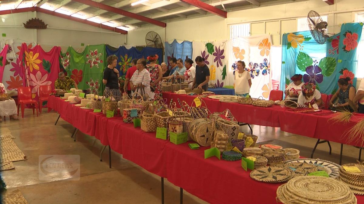 Tuapa Women’s Craft Show; a popular prelude to the Village Show day on Saturday