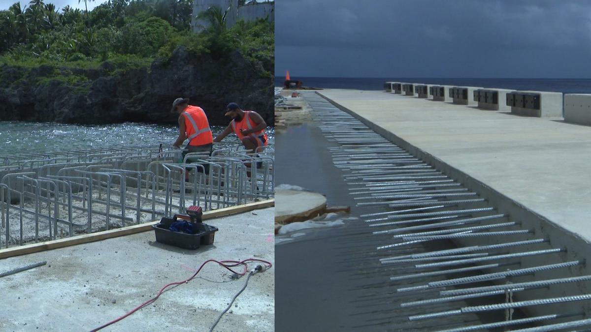 Theft of materials affect rebuilding of the wharf project