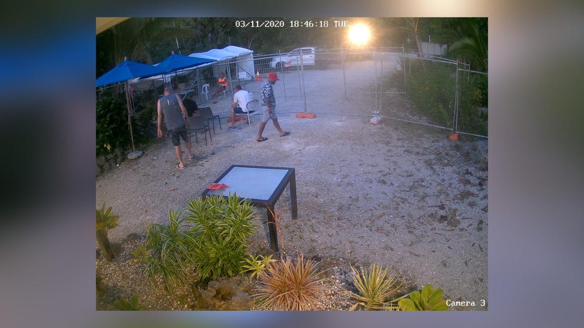 Police release security footage to assuage the community that there was no quarantine breach