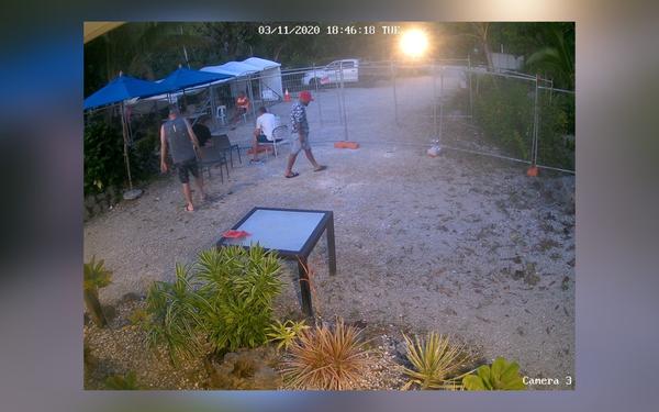 Police release security footage to assuage the community that there was no quarantine breach