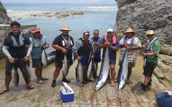 Some of the best fishing this year at the Namukulu Marine and Show day.