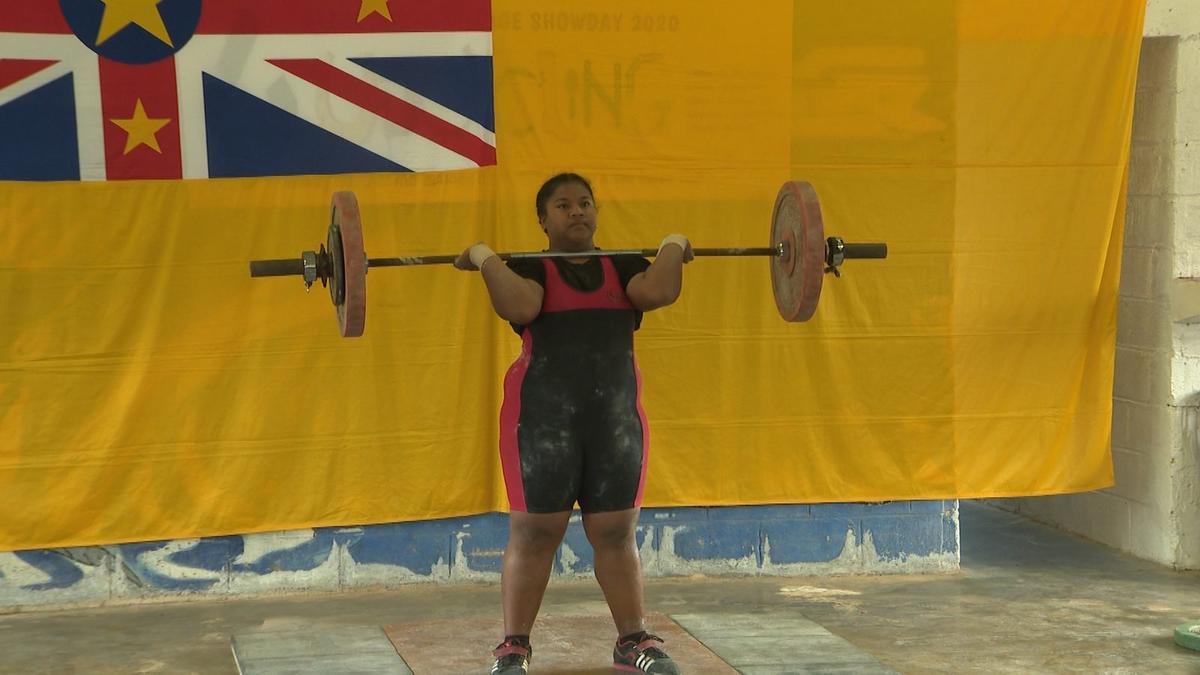 Three young Niue lifters take part in the 2020 Oceania Weightlifting Federation Online Cup