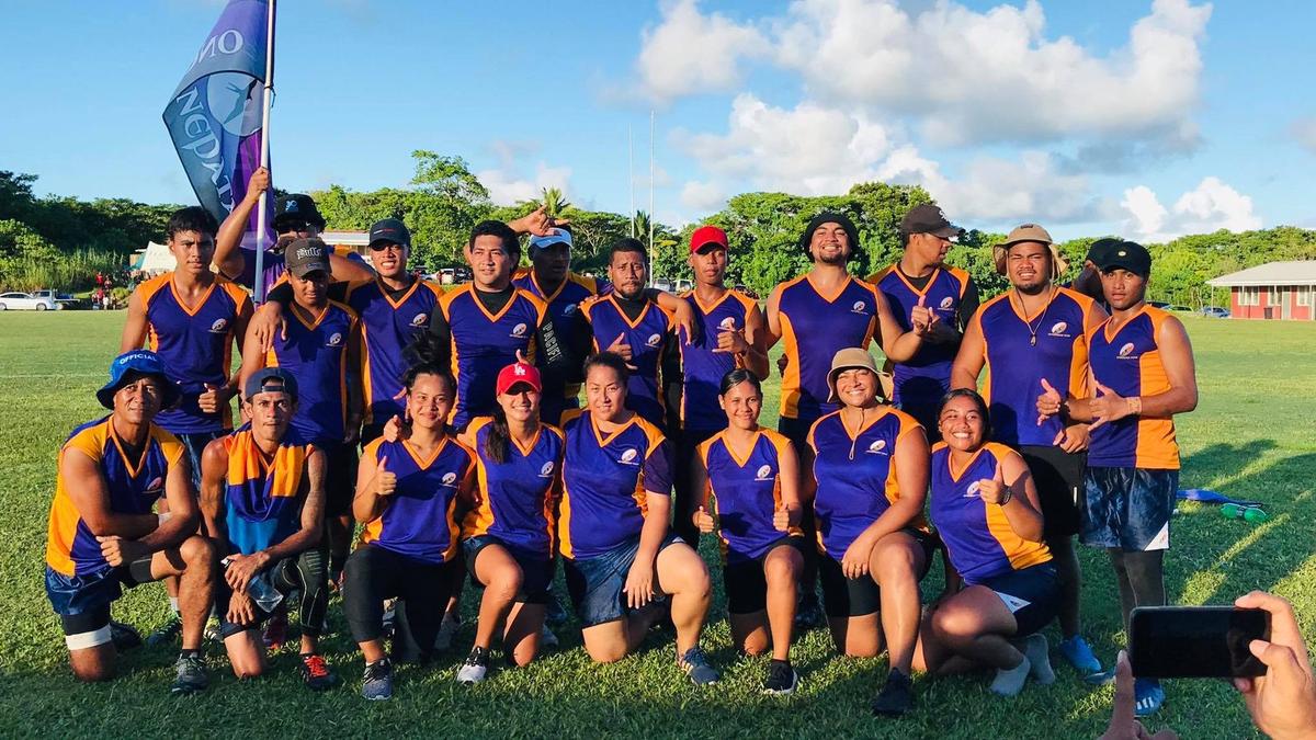 Avatele 1 wins the Niue Touch Association Mixed Touch Tournament