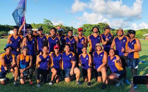 Avatele 1 wins the Niue Touch Association Mixed Touch Tournament