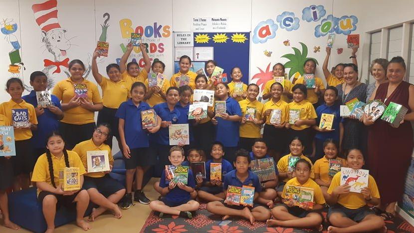 Australian High Commission donates books to Niue Primary school in time for the reading challenge