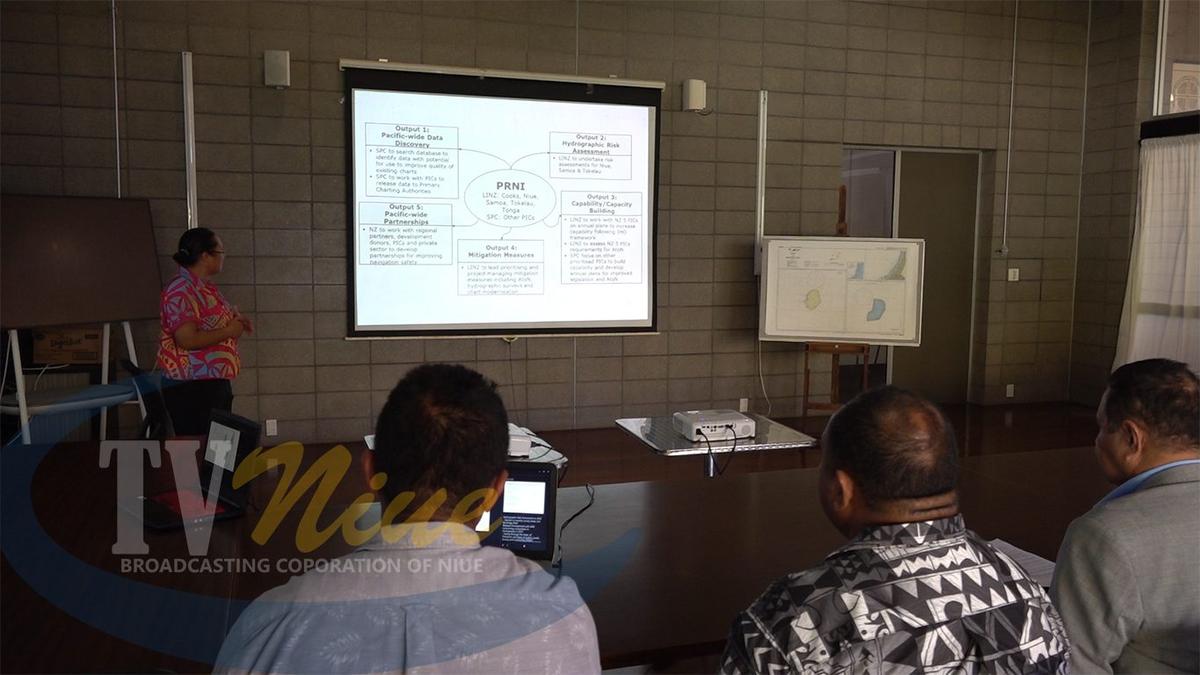 Launch of new nautical chart of Niue and Beveridge Reef, NU131