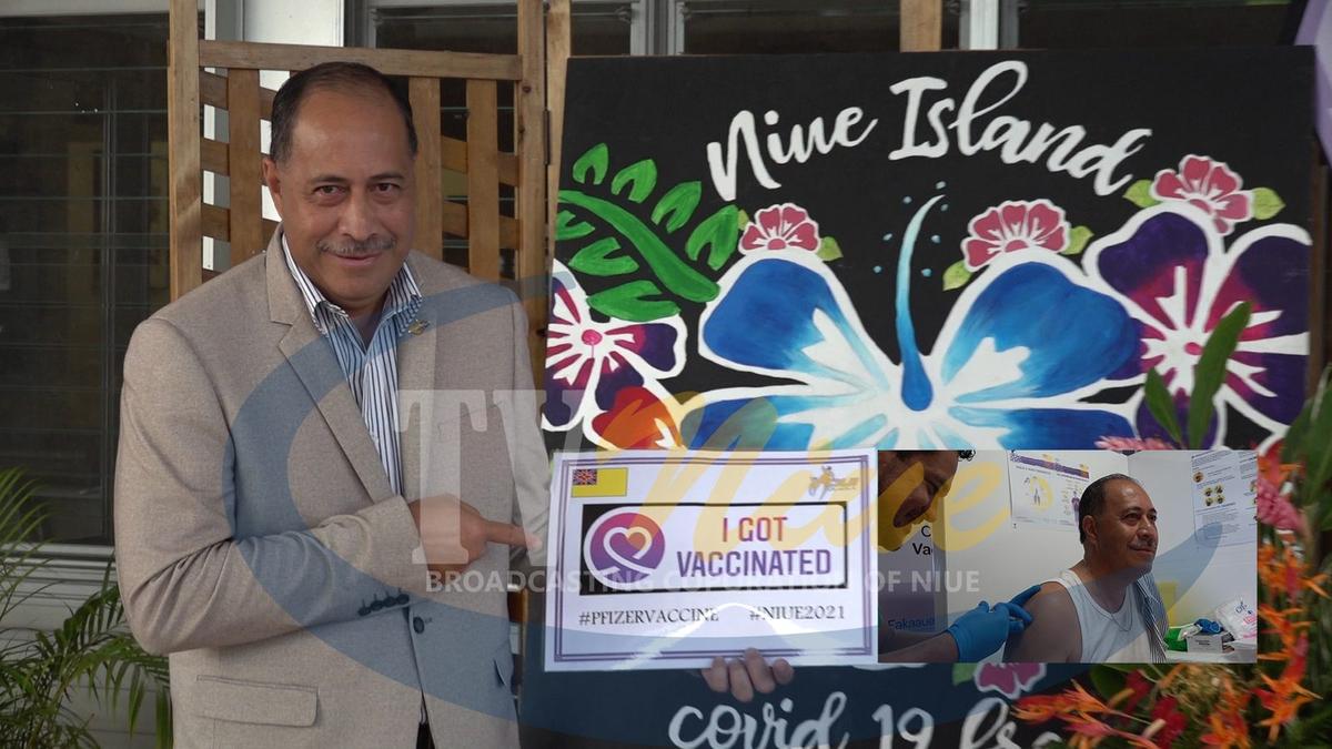 Premier Tagelagi gets the Pfizer vaccine and encourages the doubters to do the same