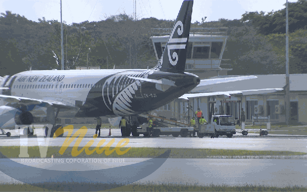 First flight in months, with 25 passengers arrived from Auckland today