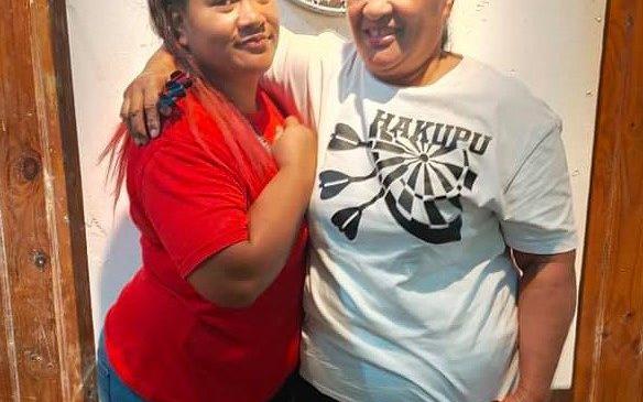 Retired Nurse Palahemoka Kalauni, Niue’s top female darts player