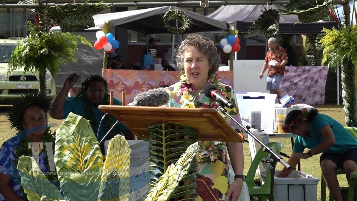 First Australian High Commissioner Susan Allen departs Niue.