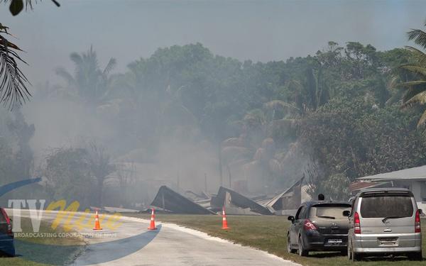 Two Makefu families were left homeless when their homes were destroyed by fire