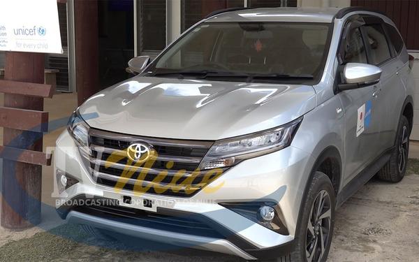 Four new vehicles for the Health Department donated by Japan and UNICEF