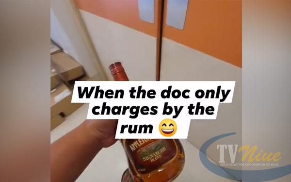 Community shocked at video on social media of a bottle of rum in the hospital Emergency Department