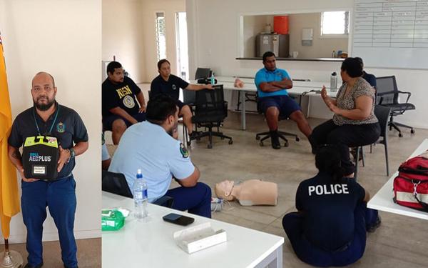 Niue Police staff officially certified for First Aid