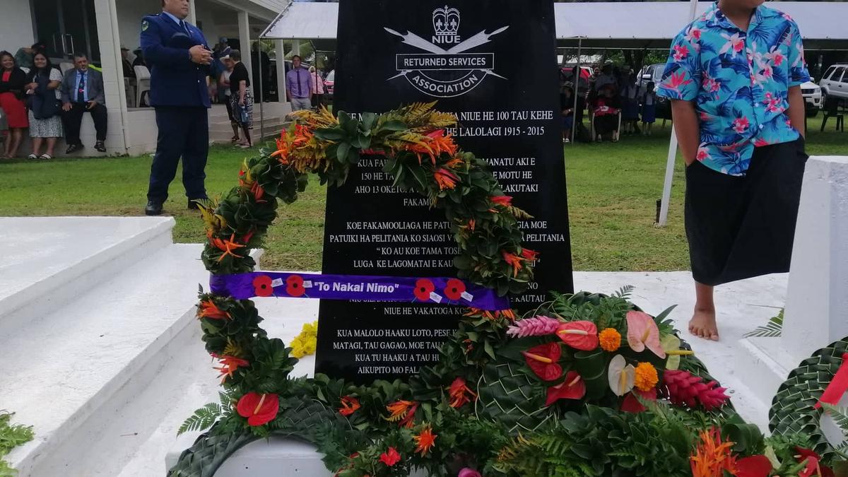 2022 ANZAC Remembrance marking 75 years of the Niue RSA