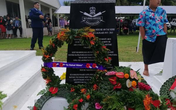 2022 ANZAC Remembrance marking 75 years of the Niue RSA
