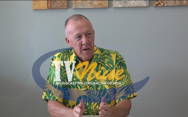Premier thanks McCaughan for 6 years of service to Niue as General Manager of Niue Development Bank.