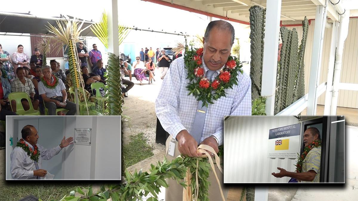 Niue Foou Hospital Isolation Ward and Covid Response Laboratory officially opened