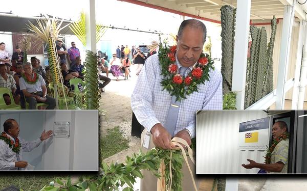 Niue Foou Hospital Isolation Ward and Covid Response Laboratory officially opened