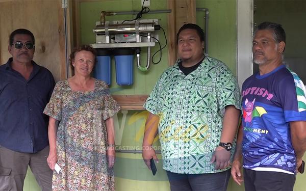 Tamakautonga first of 14 village systems with an installed UV drinking water treatment unit
