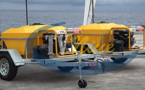 PHAMA Plus donates two commercial water blasters for Niue