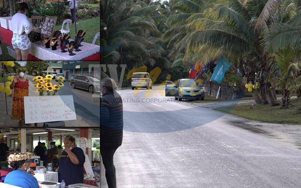 Alofi South’s first street market ‘very successful’ says Robin Hekau