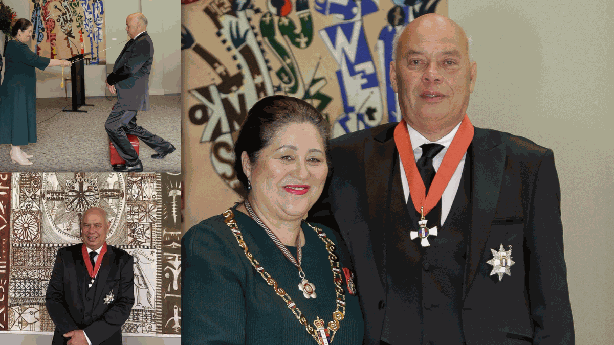 Sir Collin Tukuitonga “overwhelmed” after being knighted a companion of the NZ Order of Merit