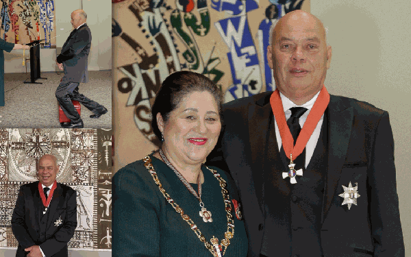 Sir Collin Tukuitonga “overwhelmed” after being knighted a companion of the NZ Order of Merit