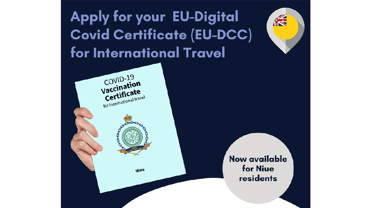 Niue joins the EU Digital Covid Certificate (EU DCC) system