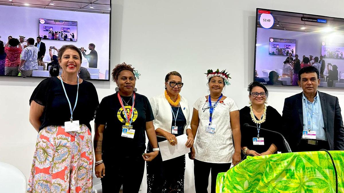 Hon. Esa Mona Ainuu leads Niue delegation to COP27 and is Pacific Champion for Gender and Social Inclusion