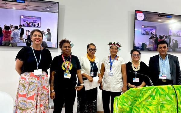 Hon. Esa Mona Ainuu leads Niue delegation to COP27 and is Pacific Champion for Gender and Social Inclusion
