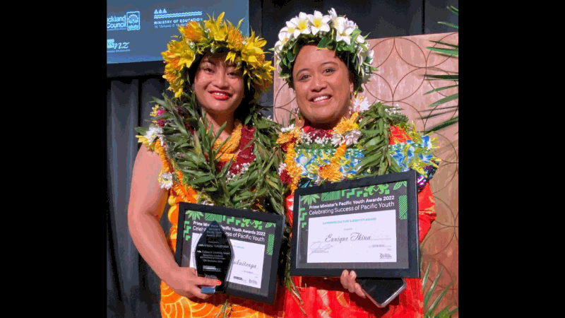 Two Niue girls honoured with NZ Prime Minister’s Pacific Youth Awards 2022