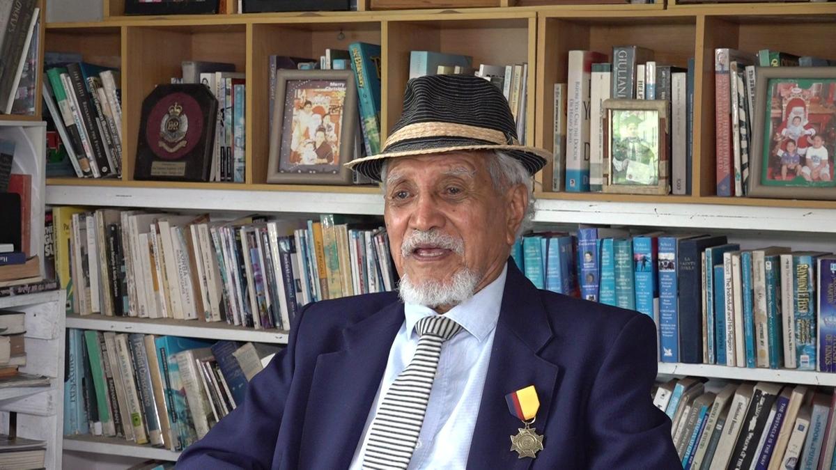 <strong>‘This is for Niue’ Hon. Young Vivian on being awarded the Companion of the New Zealand Order of Merit for services to Niue</strong>