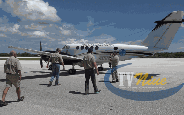Aerial surveillance team concludes their mission to Niue