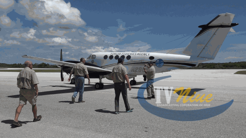Aerial surveillance team concludes their mission to Niue