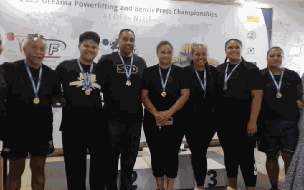 Niue claims 10 golds and 6 silvers from the Oceania Powerlifting Championships