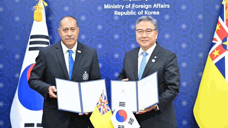 Niue and the Republic of Korea formalise diplomatic ties
